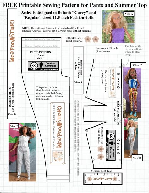 free barbie patterns to sew